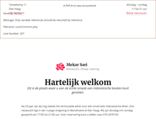 Tablet Screenshot of mekarsari.nl